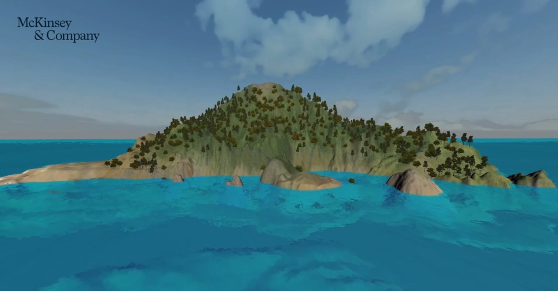 Screenshot of an island from the McKinsey Solve assessment