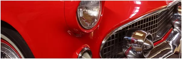 Red vintage car illustrating example of making a MECE segmentation of kinds of car