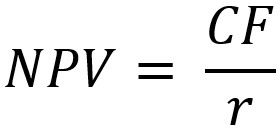 NPV Equation