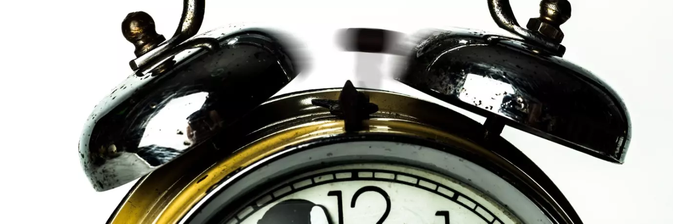 alarm bell ringing to illustrate a sub-section on buzzwords for consulting resumes