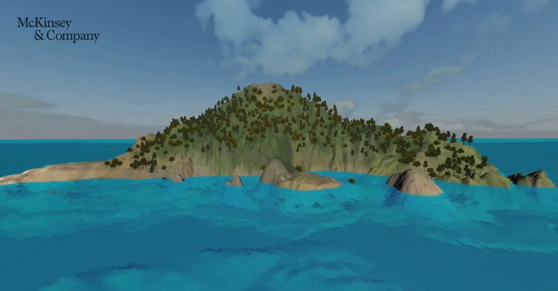 Screenshot of an Island from the McKinsey Solve assessment